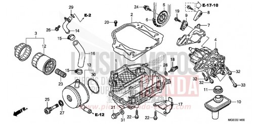 OIL PUMP (VFR1200FD) VFR1200FDF de 2015